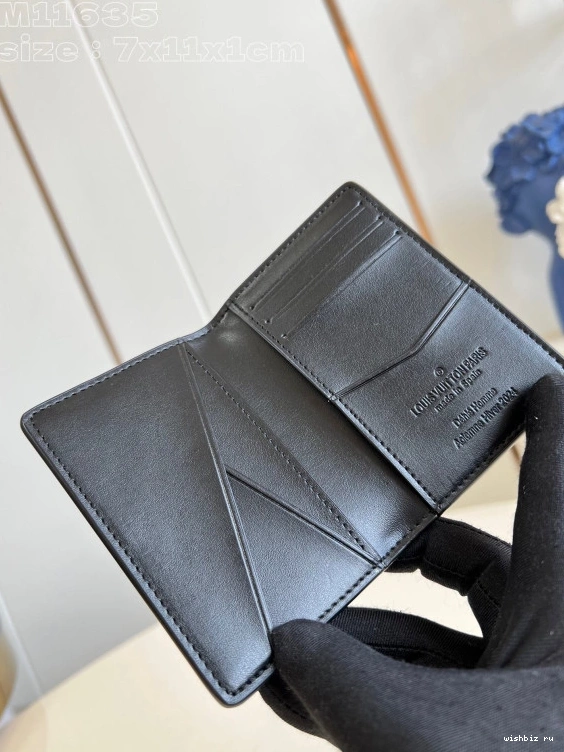 WIS LOUIS Organizer-7.5*11.1*1 cm VUITTON Pocket 0225